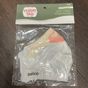 Santa Face Mask 100% Cotton Festive *Benefits Animal Welfare*